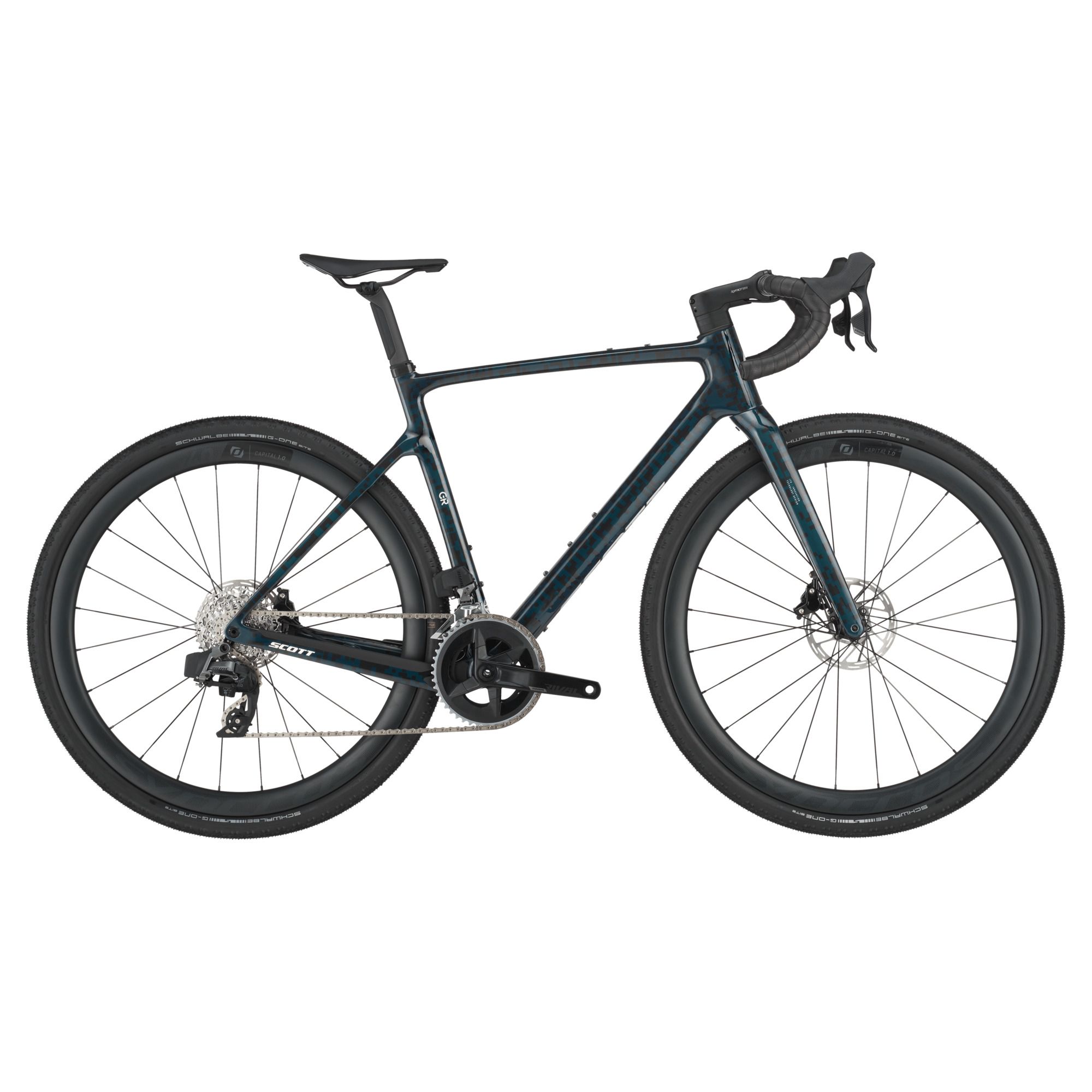 SCOTT Addict Gravel 20 petrol black L 2025