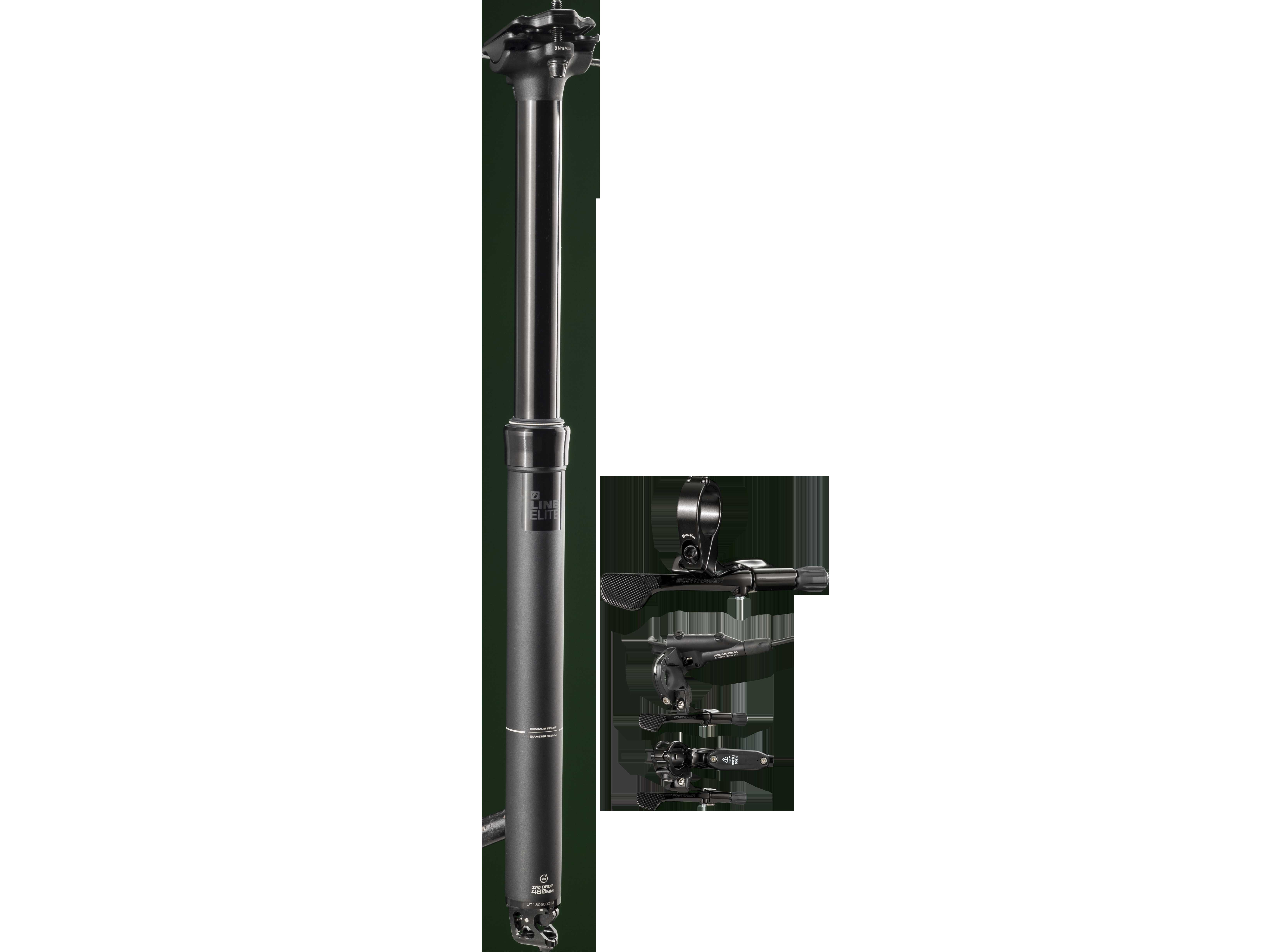 Teleskopická sedlovka Bontrager Line Elite 31,6 ČERNÁ 31.6mm x 480mm x 170mm