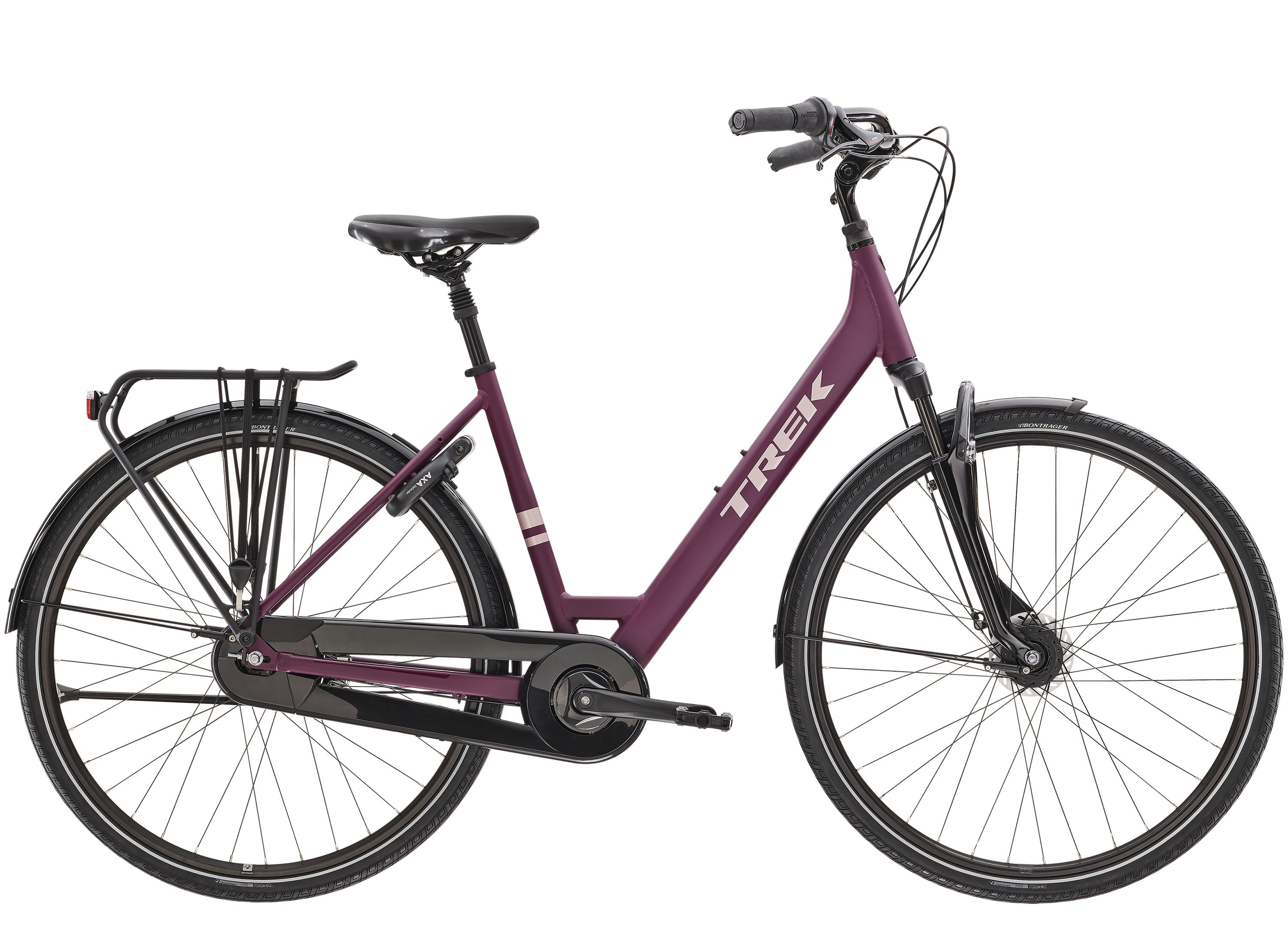 TREK District 2 Equipped Lowstep MATTE MULBERRY M 2022