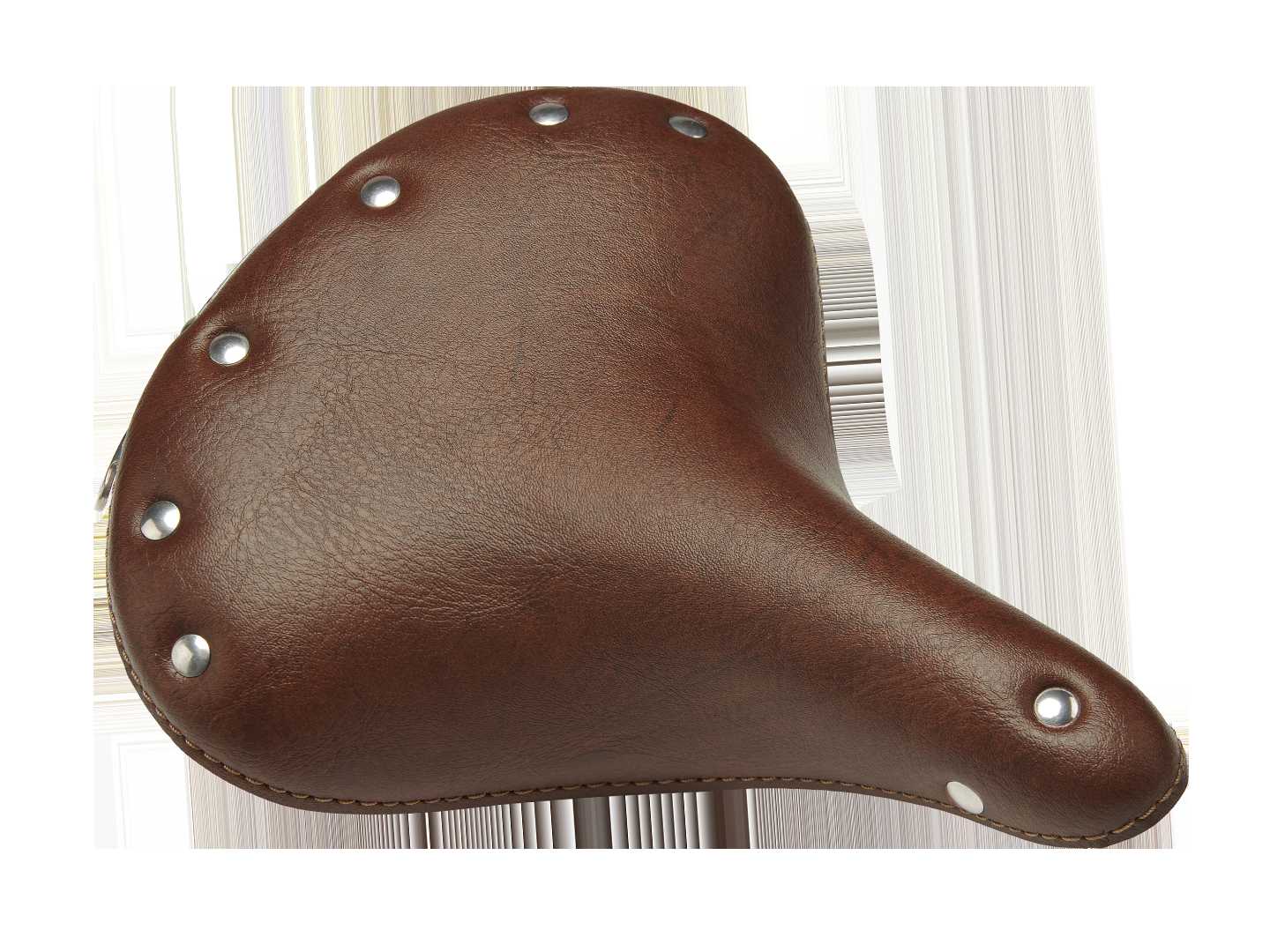 Electra Classic Faux Leather Bike Saddle BROWN 270mm x 210mm