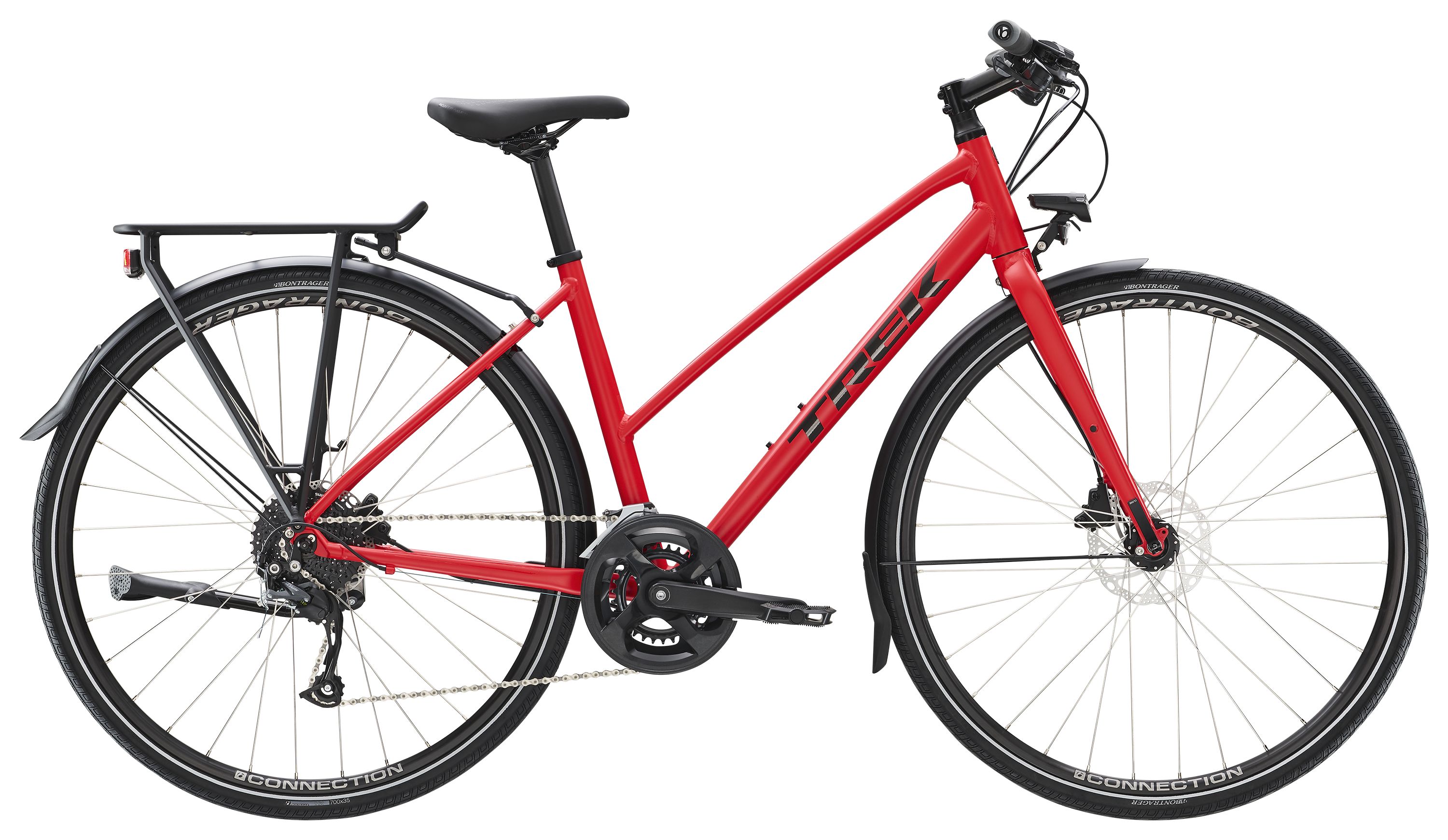 TREK FX 2 Disc Equipped Stagger SATIN VIPER RED L 2023
