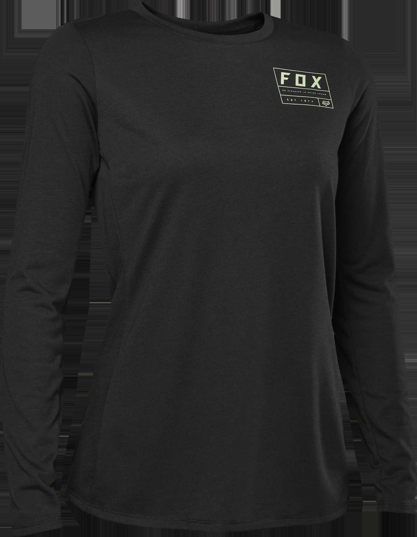 Fox Racing Women's Ranger DriRelease Long Sleeve Jersey ČERNÁ S