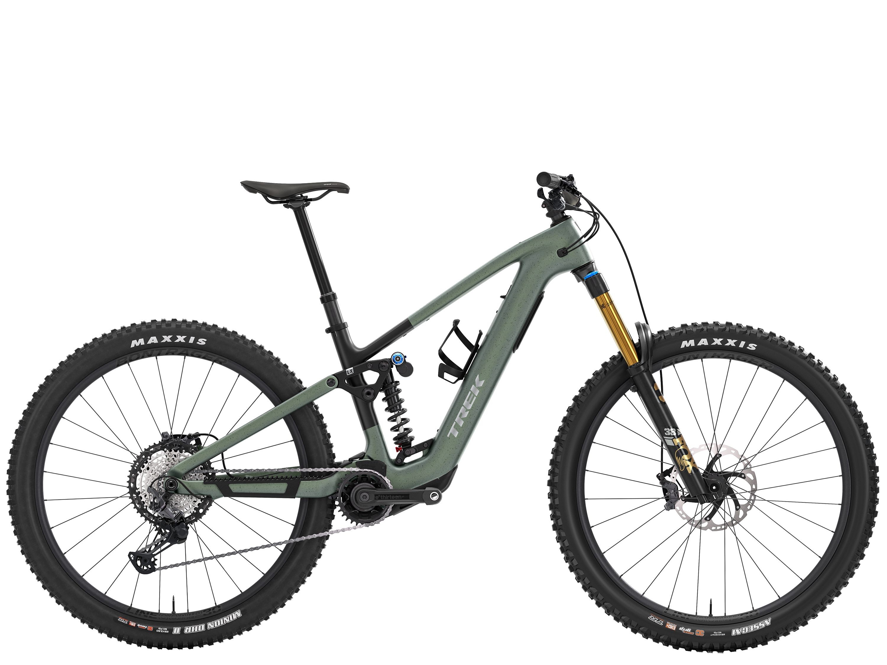 FUEL+ EX 9.7 Electric Mountain Bike - Lichen Green/Keswick Green Splatter main image 0