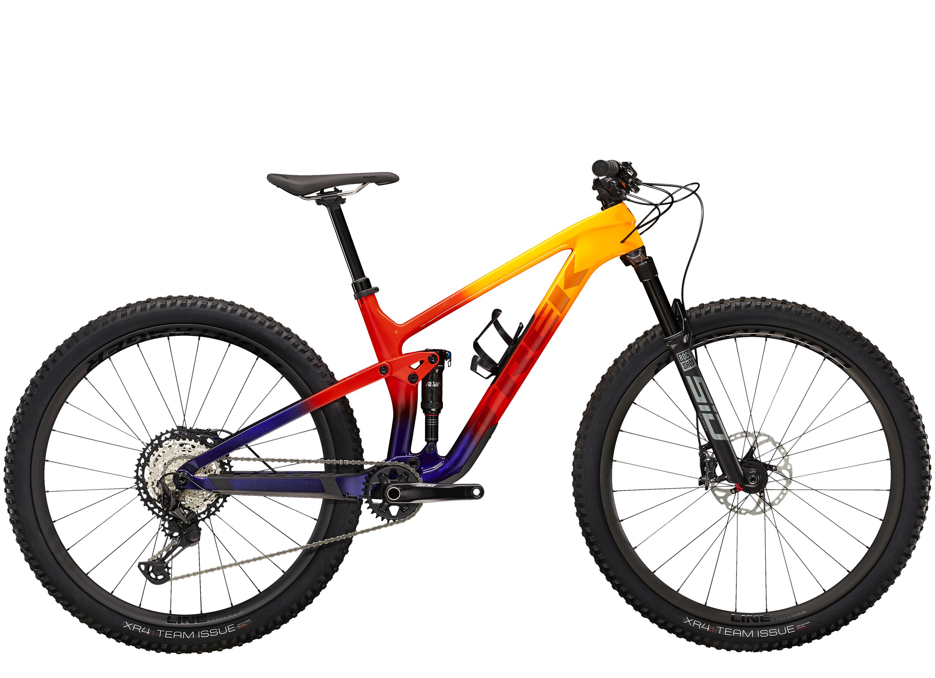 TREK Top Fuel 9.8 XT MARIGOLD TO RED TO PURPLE ABYSS FADE S 2022